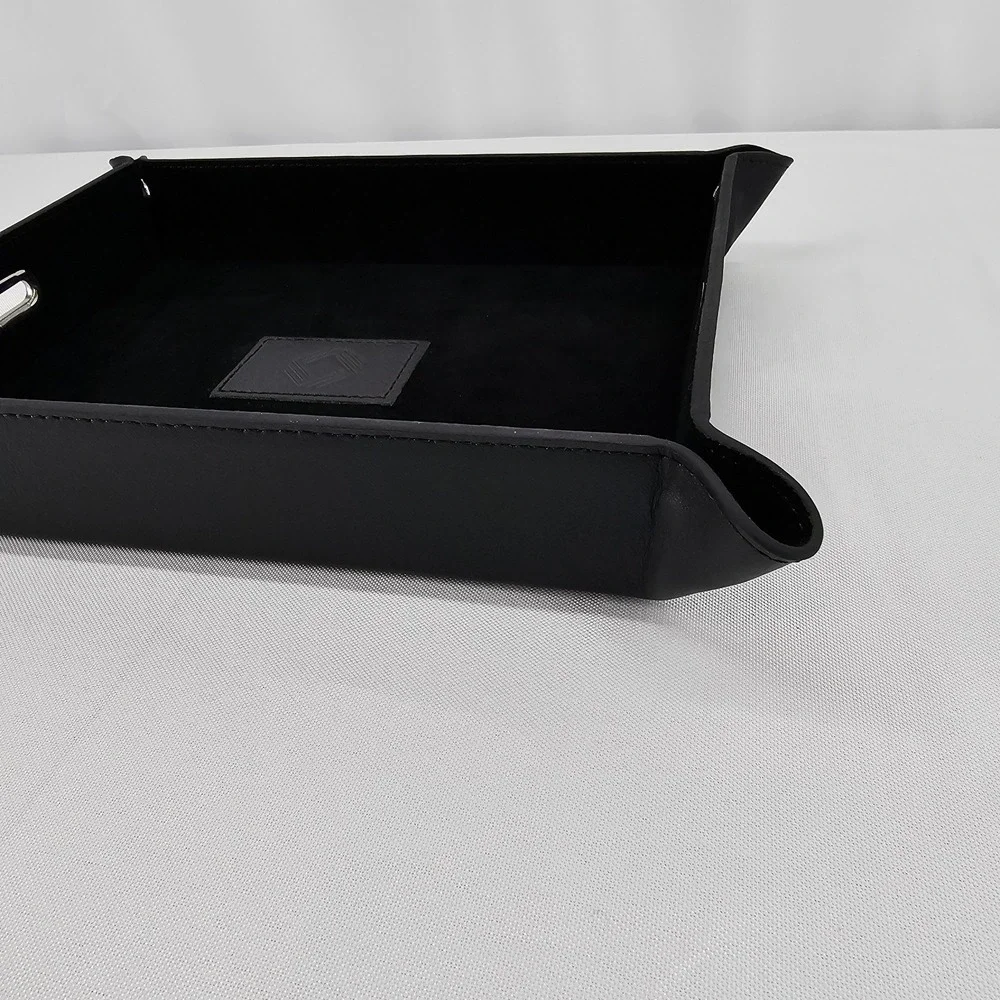 Knot Standard - Leather Vallet Catch All Black Lays Flat For Travel New In Box